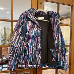 Calvin Klein Duck Down winter coat. Faux Fur body lining. Size M.